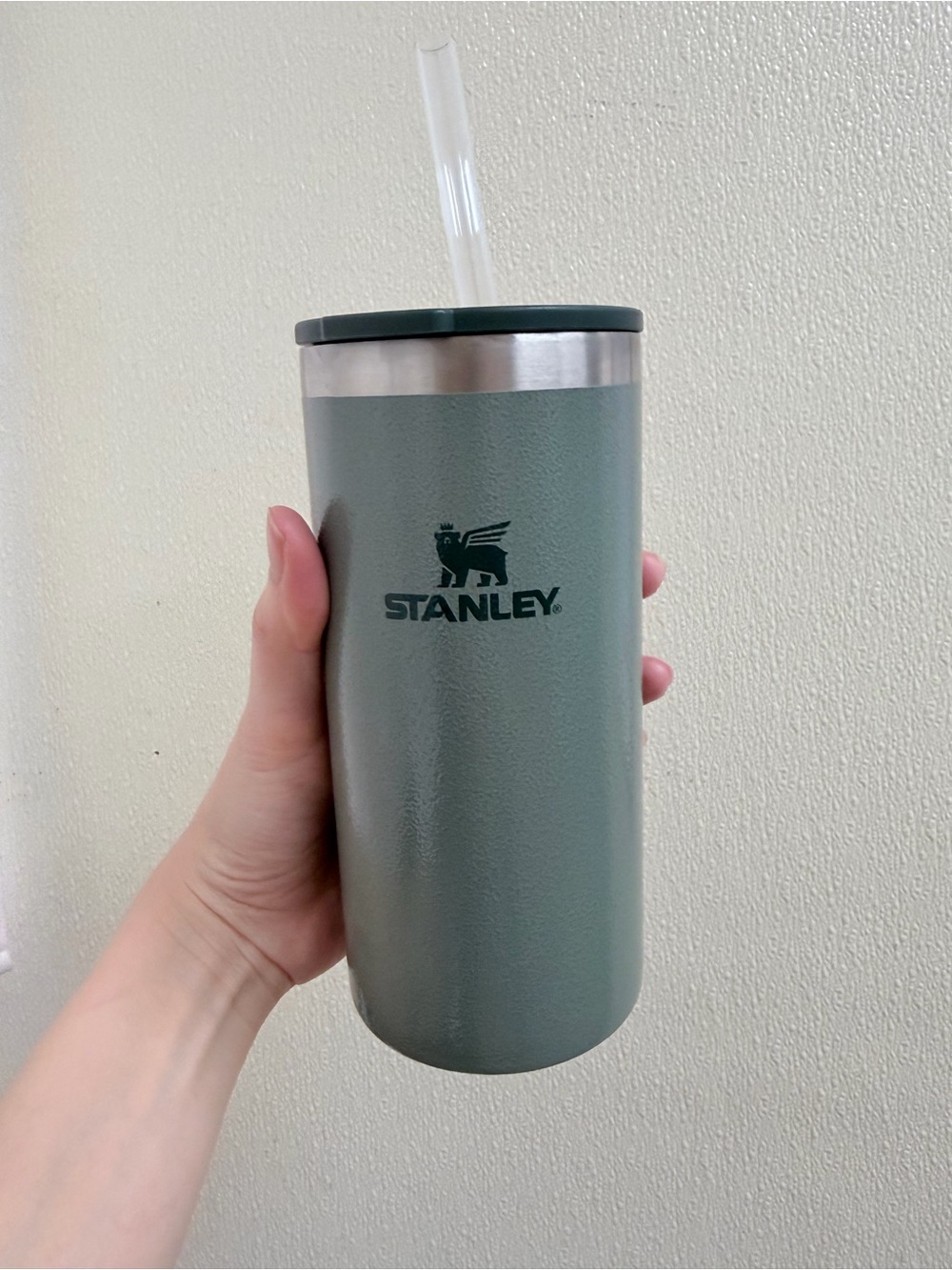 Stanley Can Cooler with Straw